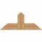 Ekena Millwork Portland Timber Gable Bracket, Western Red Cedar, 36"W x 15"H x 5 1/2"D x 5 1/2"F, 10/12 Pitch GBW036X15X0606POR00SWR - alternate 1